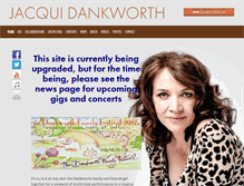 Tablet Screenshot of jacquidankworth.com